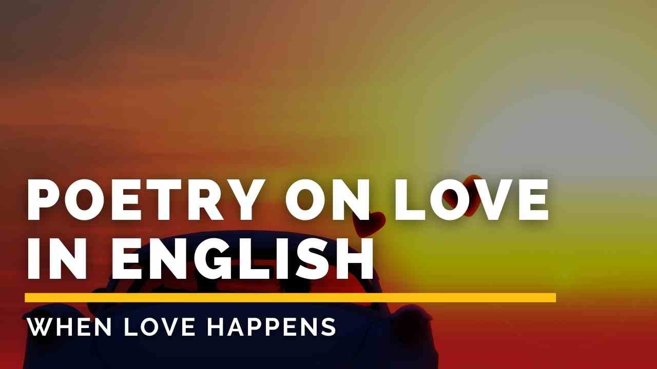 English poetry in love