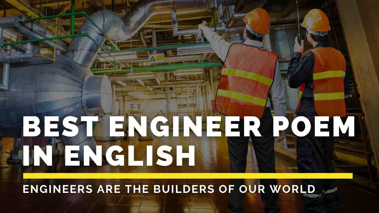 Best Engineer Poem in English