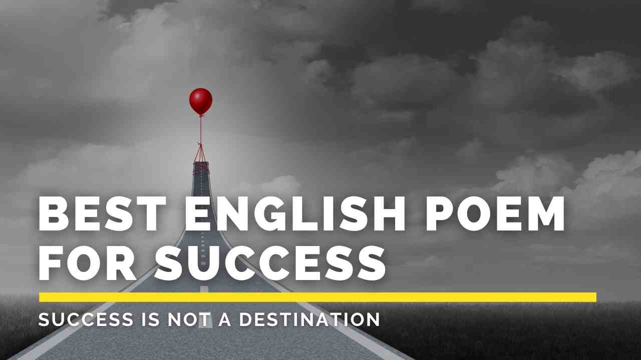 Best English Poem for Success